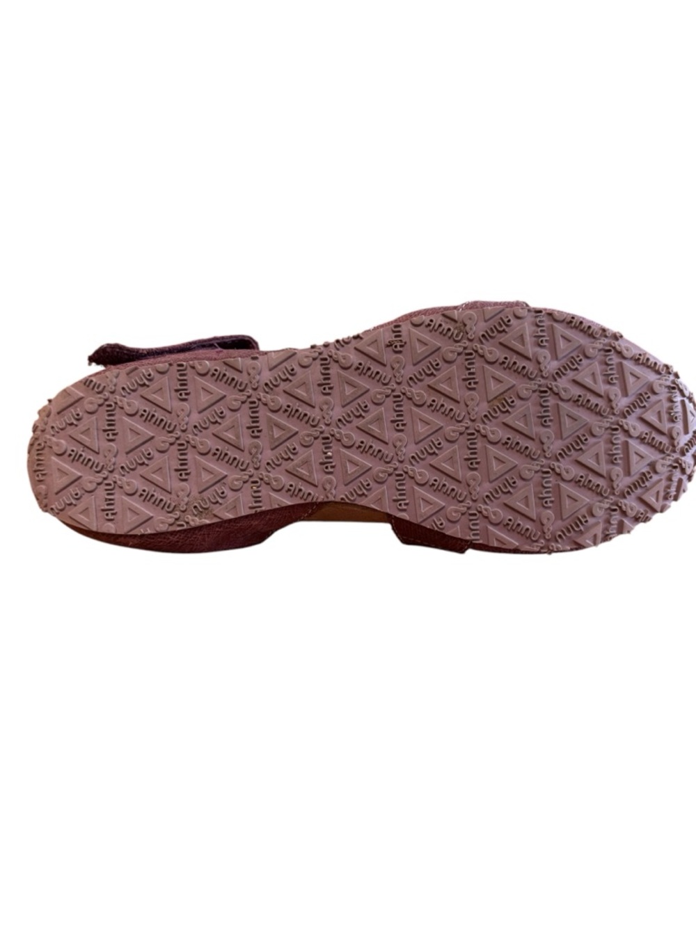 AHNU WOMENS CROSS STRAP MARY JANE FLATS MAUVE 7 NARROW - Picture 8 of 9